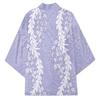 Puakenikeni and Maile Lei Kimono Purple Double Strand Lei LT9 - Polynesian Pride