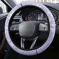 Puakenikeni and Maile Lei Steering Wheel Cover Purple Double Strand Lei LT9 - Polynesian Pride