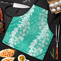 Puakenikeni and Maile Lei Apron Sage Green Double Strand Lei LT9 Sage Green - Polynesian Pride