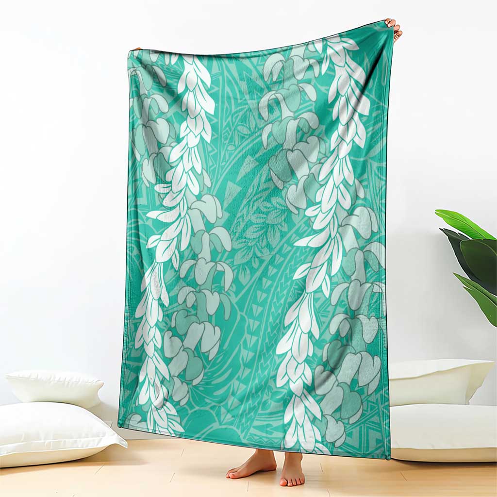 Puakenikeni and Maile Lei Blanket Sage Green Double Strand Lei LT9 - Polynesian Pride