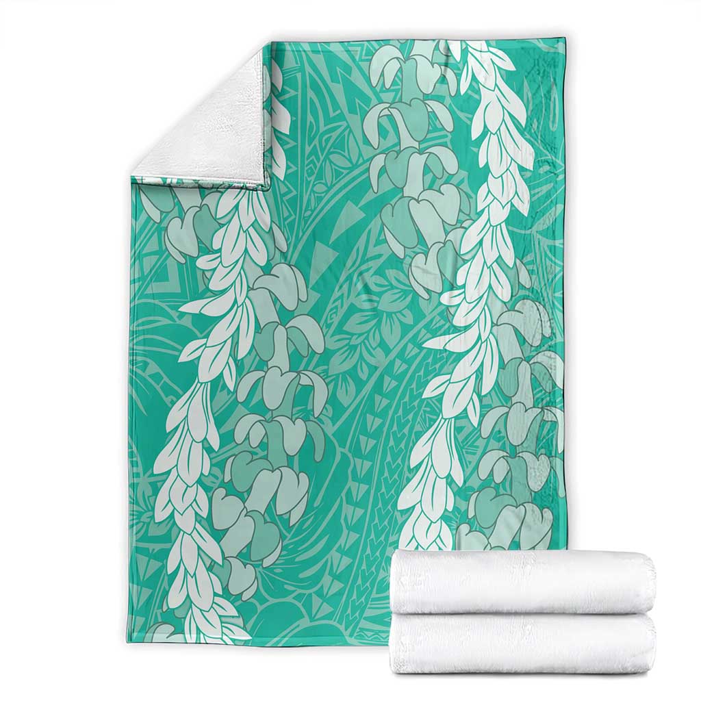 Puakenikeni and Maile Lei Blanket Sage Green Double Strand Lei LT9 - Polynesian Pride