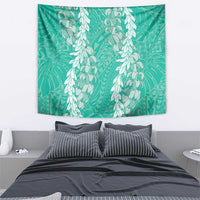 Puakenikeni and Maile Lei Tapestry Sage Green Double Strand Lei