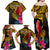 Personalised Papua New Guinea Rugby Family Matching Off Shoulder Maxi Dress and Hawaiian Shirt PNG Kumuls Champions Pacific Bowl LT9 - Polynesian Pride