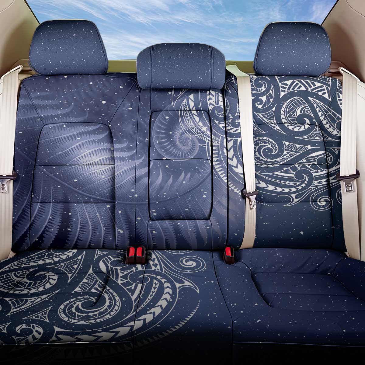 New Zealand Galaxy Fern Back Car Seat Cover