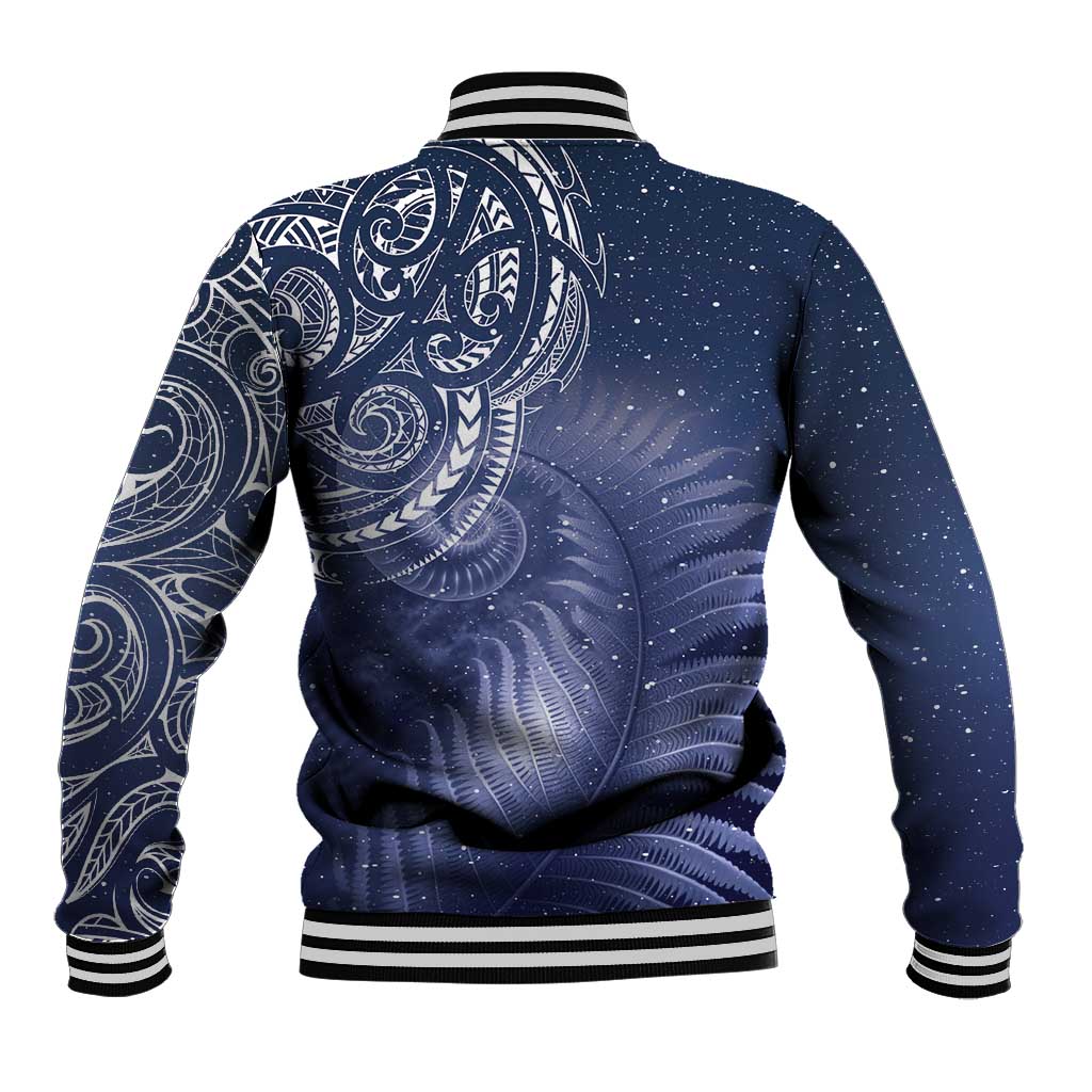 New Zealand Galaxy Fern Baseball Jacket LT9 - Polynesian Pride
