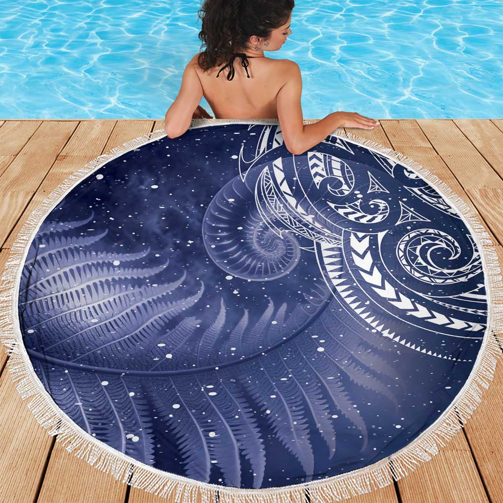 New Zealand Galaxy Fern Beach Blanket LT9 - Polynesian Pride