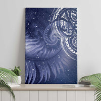New Zealand Galaxy Fern Canvas Wall Art LT9 - Polynesian Pride