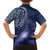 New Zealand Galaxy Fern Family Matching Long Sleeve Bodycon Dress and Hawaiian Shirt