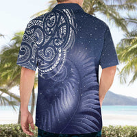 New Zealand Galaxy Fern Hawaiian Shirt LT9 - Polynesian Pride