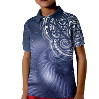 New Zealand Galaxy Fern Kid Polo Shirt