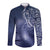 New Zealand Galaxy Fern Long Sleeve Button Shirt