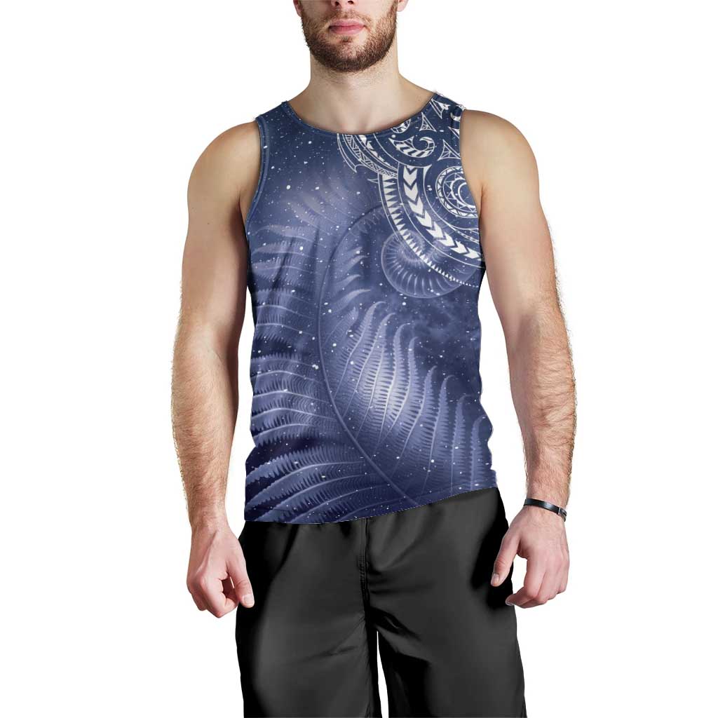 New Zealand Galaxy Fern Men Tank Top LT9 - Polynesian Pride