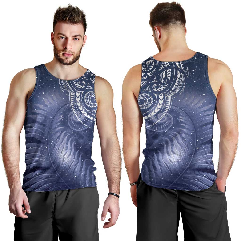 New Zealand Galaxy Fern Men Tank Top LT9 - Polynesian Pride