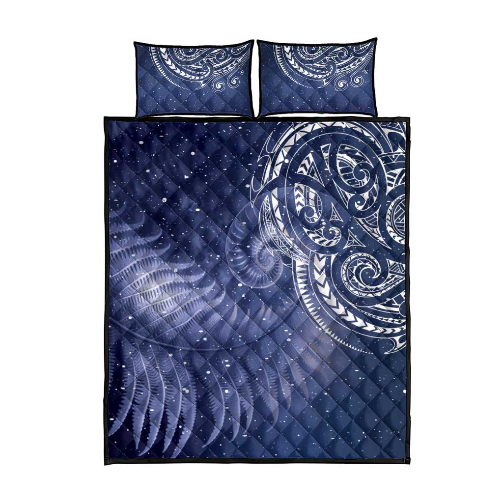 New Zealand Galaxy Fern Quilt Bed Set
