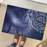 New Zealand Galaxy Fern Rubber Doormat LT9 - Polynesian Pride