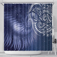 New Zealand Galaxy Fern Shower Curtain
