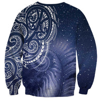 New Zealand Galaxy Fern Sweatshirt LT9 - Polynesian Pride