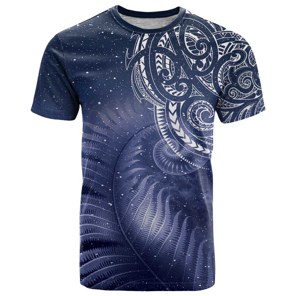 New Zealand Galaxy Fern T Shirt LT9 Galaxy - Polynesian Pride