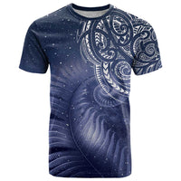 New Zealand Galaxy Fern T Shirt LT9 Galaxy - Polynesian Pride