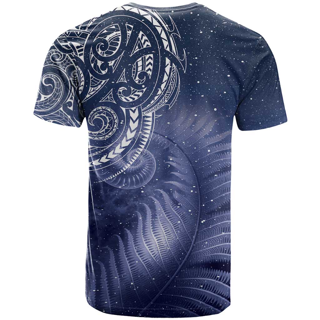 New Zealand Galaxy Fern T Shirt LT9 - Polynesian Pride