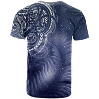 New Zealand Galaxy Fern T Shirt LT9 - Polynesian Pride