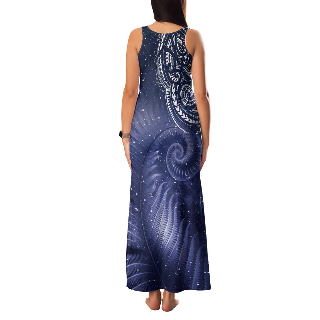 New Zealand Galaxy Fern Tank Maxi Dress