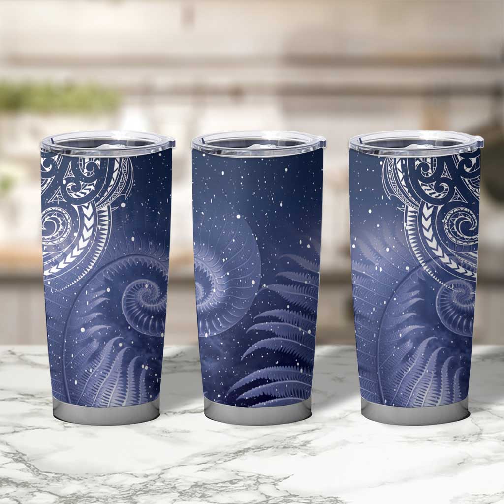 New Zealand Galaxy Fern Tumbler Cup LT9 - Polynesian Pride