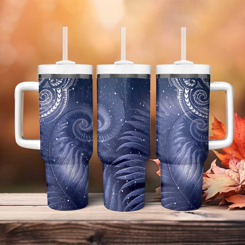New Zealand Galaxy Fern Tumbler With Handle LT9 - Polynesian Pride