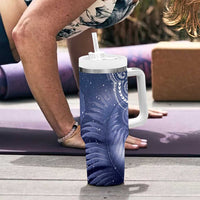 New Zealand Galaxy Fern Tumbler With Handle LT9 - Polynesian Pride