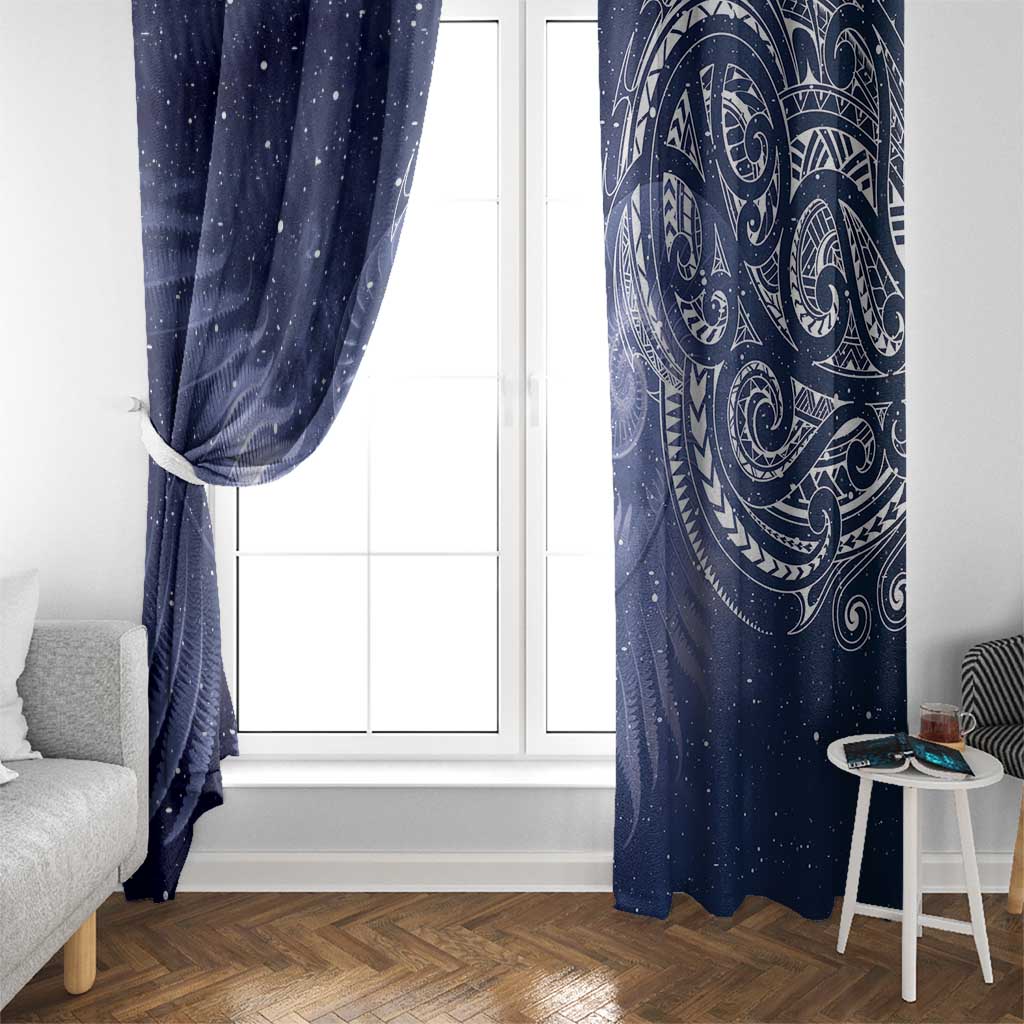 New Zealand Galaxy Fern Window Curtain LT9 - Polynesian Pride
