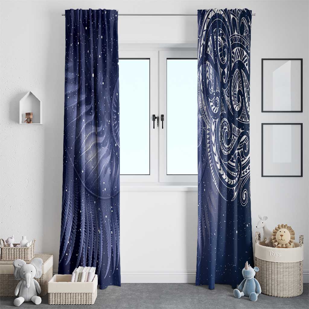 New Zealand Galaxy Fern Window Curtain LT9 - Polynesian Pride