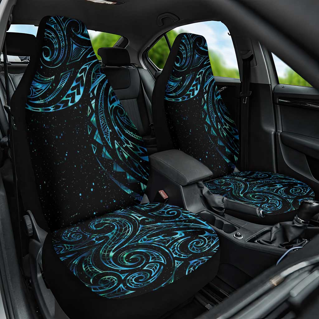 New Zealand Tribal Tattoo Car Seat Cover With Matariki Art