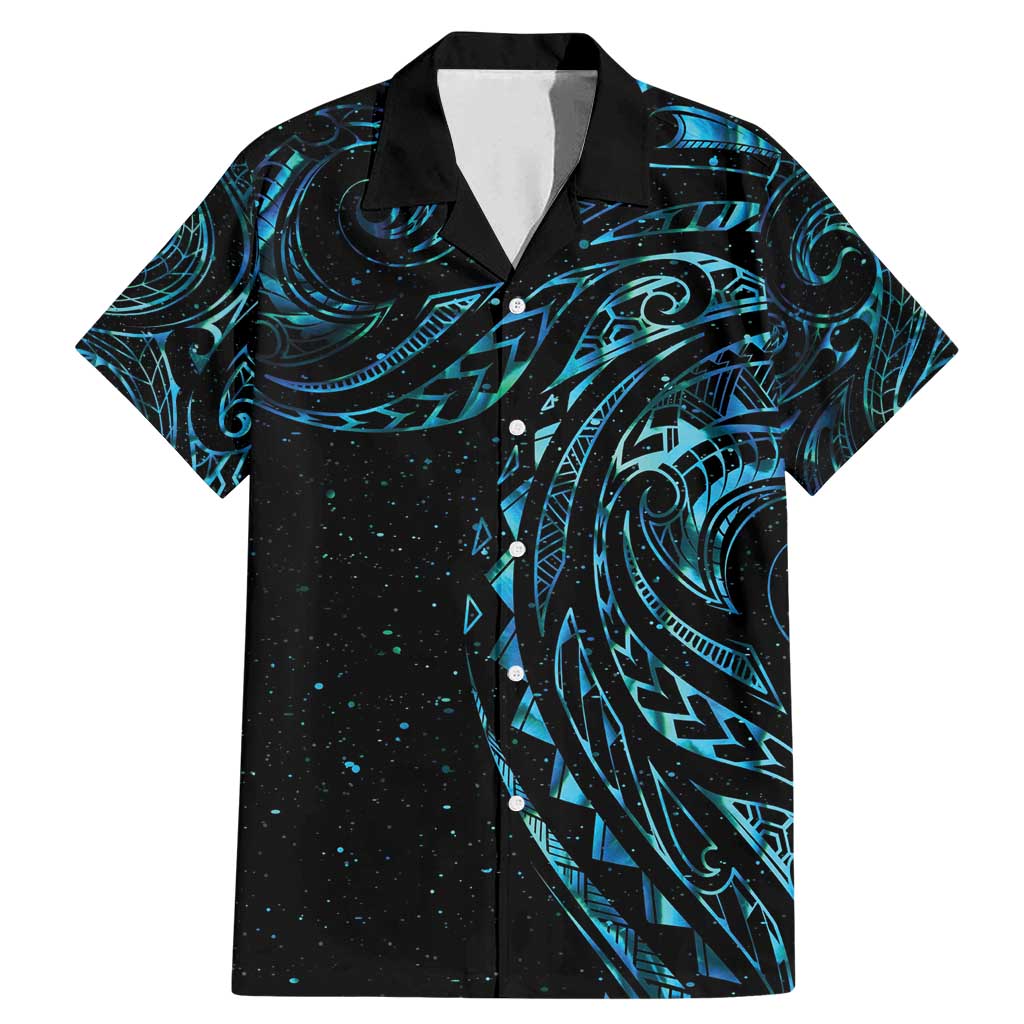 New Zealand Tribal Tattoo Family Matching Mermaid Dress and Hawaiian Shirt With Matariki Art