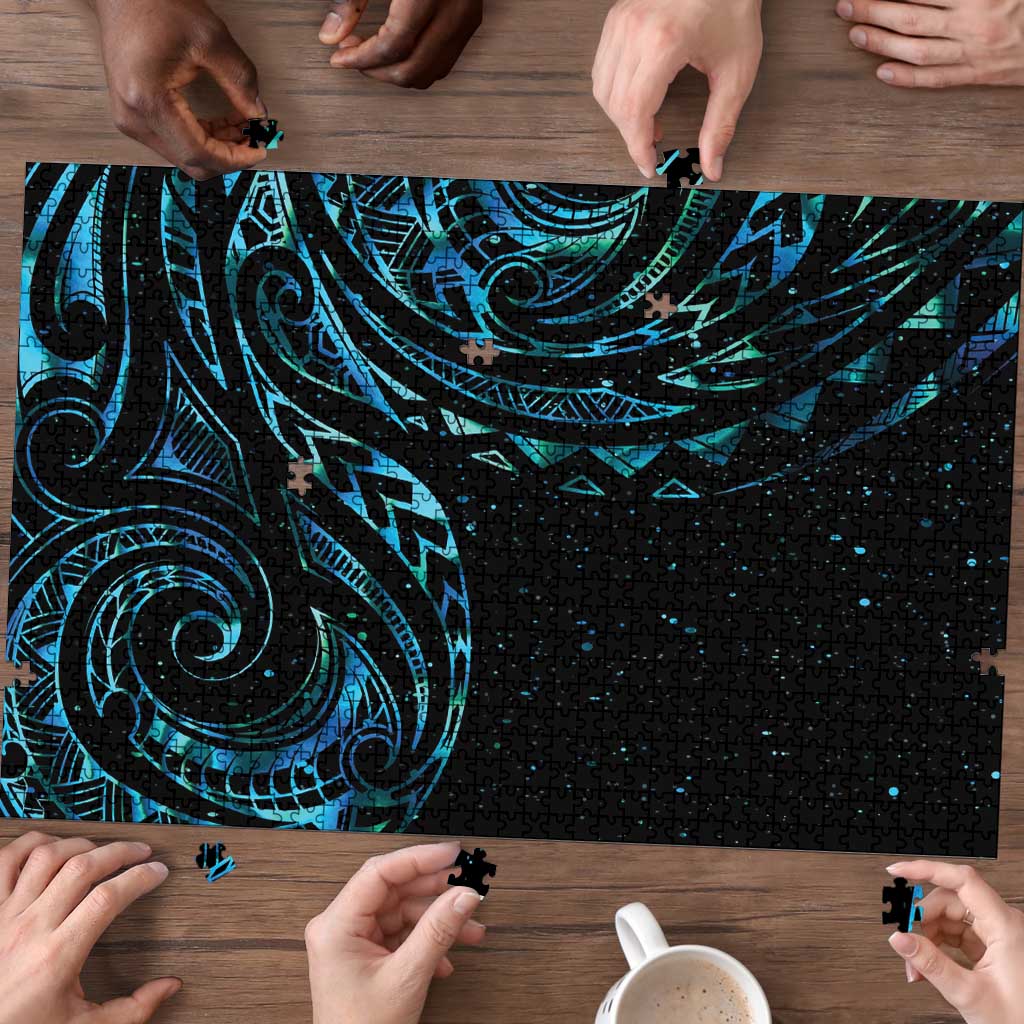 New Zealand Matariki Puzzle Galaxy Maori Tribal Tattoo - Polynesian Pride
