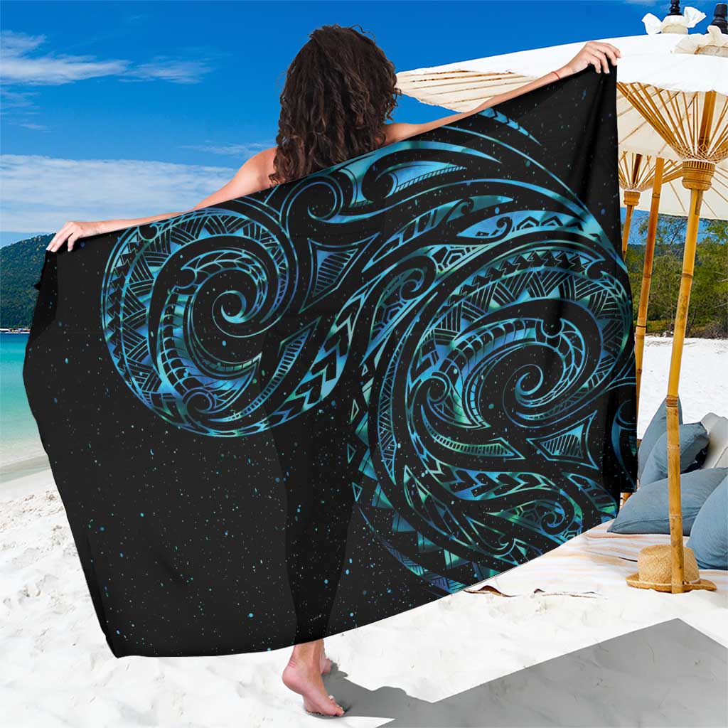 New Zealand Tribal Tattoo Sarong With Matariki Art