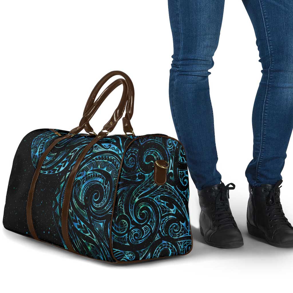 New Zealand Matariki Travel Bag Galaxy Maori Tribal Tattoo - Polynesian Pride