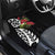 New Zealand Kakapo Christmas Car Mats Meri Kirihimete Pohutukawa Flowers