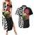 New Zealand Kakapo Christmas Couples Matching Summer Maxi Dress and Hawaiian Shirt Meri Kirihimete Pohutukawa Flowers