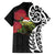 New Zealand Kakapo Christmas Family Matching Off The Shoulder Long Sleeve Dress and Hawaiian Shirt Meri Kirihimete Pohutukawa Flowers