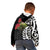 New Zealand Kakapo Christmas Kid Hoodie Meri Kirihimete Pohutukawa Flowers