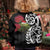 New Zealand Kakapo Christmas Kid Ugly Christmas Sweater Meri Kirihimete Pohutukawa Flowers