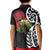 New Zealand Kakapo Christmas Kid Polo Shirt Meri Kirihimete Pohutukawa Flowers