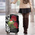 New Zealand Kakapo Christmas Luggage Cover Meri Kirihimete Pohutukawa Flowers