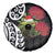 New Zealand Kakapo Christmas Spare Tire Cover Meri Kirihimete Pohutukawa Flowers