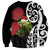 New Zealand Kakapo Christmas Sweatshirt Meri Kirihimete Pohutukawa Flowers