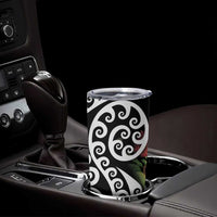 New Zealand Kakapo Christmas Tumbler Cup Meri Kirihimete Pohutukawa Flowers