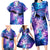 I Love You In Every Universe Personalised Family Matching Long Sleeve Bodycon Dress and Hawaiian Shirt Polynesian Pattern Galaxy Style LT9 - Polynesian Pride