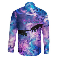 I Love You In Every Universe Personalised Family Matching Long Sleeve Bodycon Dress and Hawaiian Shirt Polynesian Pattern Galaxy Style LT9 - Polynesian Pride