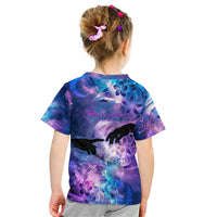 I Love You In Every Universe Personalised Kid T Shirt Polynesian Pattern Galaxy Style LT9 - Polynesian Pride