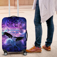 I Love You In Every Universe Personalised Luggage Cover Polynesian Pattern Galaxy Style LT9 Galaxy - Polynesian Pride